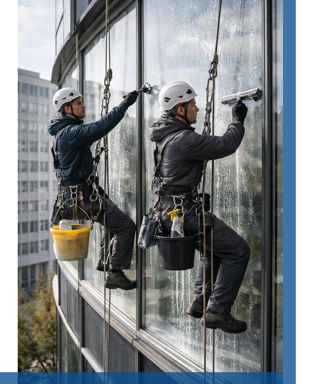 Мойка панорамных окон в Партизанске от 376 р. заказать у ВЫСОТНИК-Прт