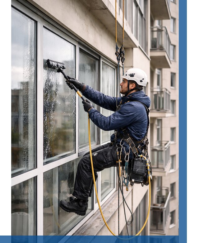 Мойка балконного остекления в Партизанске от 3757 р. | ВЫСОТНИК-Прт