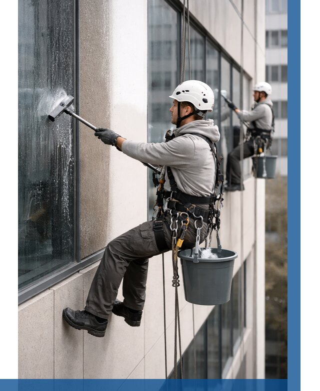 Мойка фасадов зданий в Партизанске под ключ от 376 р. | ВЫСОТНИК-Прт