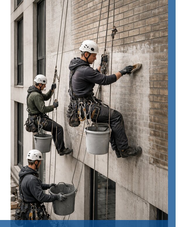 Удаление высолов с фасада в Партизанске от 268 р. | ВЫСОТНИК-Прт