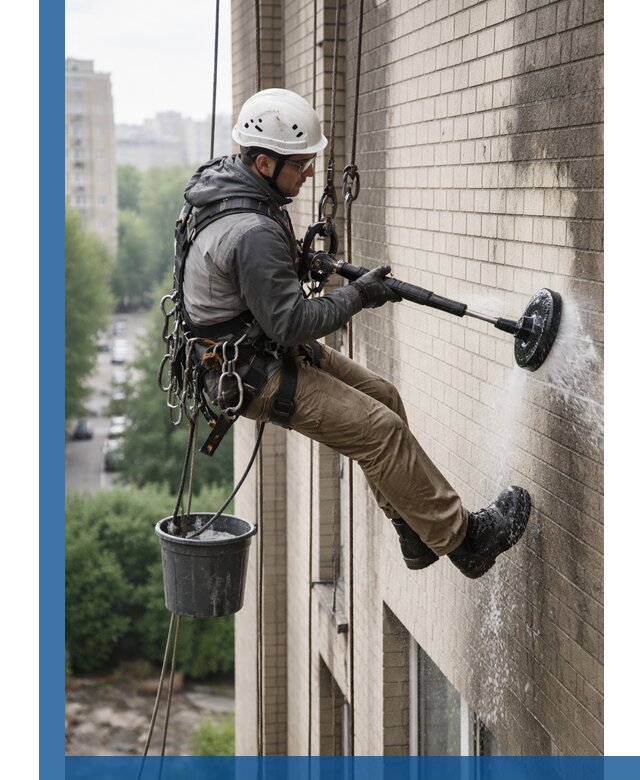 Очистка фасада от копоти в Партизанске профессионально и безопасно