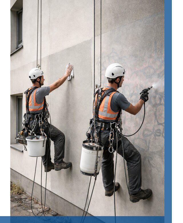 Антиграффити покрытие фасада в Партизанске от 644 р. | ВЫСОТНИК-Прт