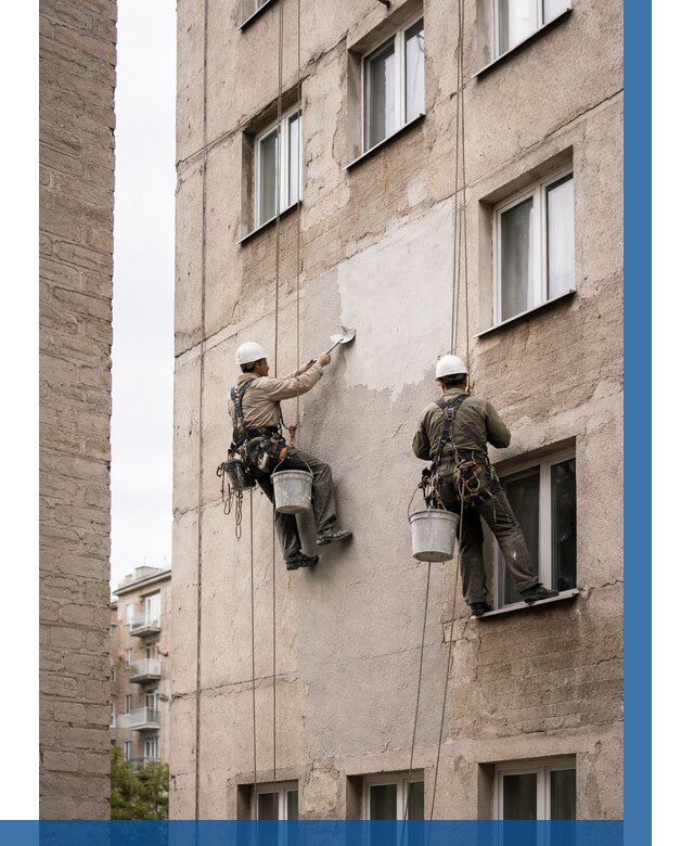 Косметический ремонт фасада в Партизанске от 1181 р. | ВЫСОТНИК-Прт