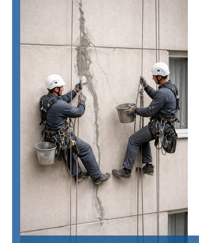 Заделка трещин на фасаде в Партизанске с гарантийным ремонтом