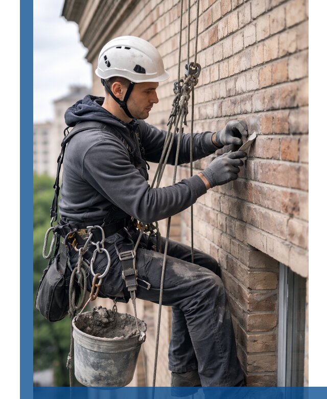 Качественный ремонт кирпичной кладки фасада в Партизанске с гарантией