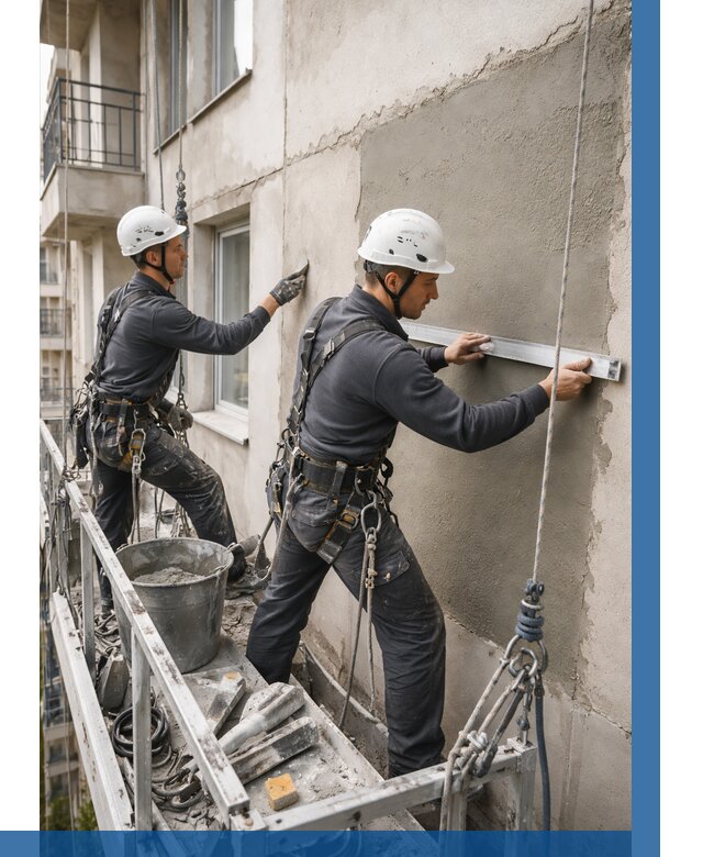 Штукатурка фасада на высоте в Партизанске от 966 р. | ВЫСОТНИК-Прт