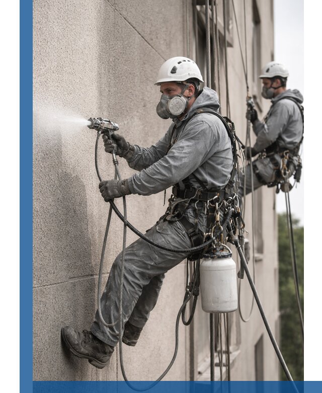 Безвоздушная покраска фасадов зданий в Партизанске профессионально