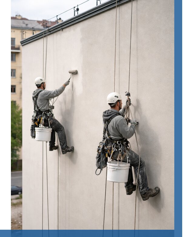 Покраска оштукатуренного фасада в Партизанске от 343 р. | ВЫСОТНИК-Прт