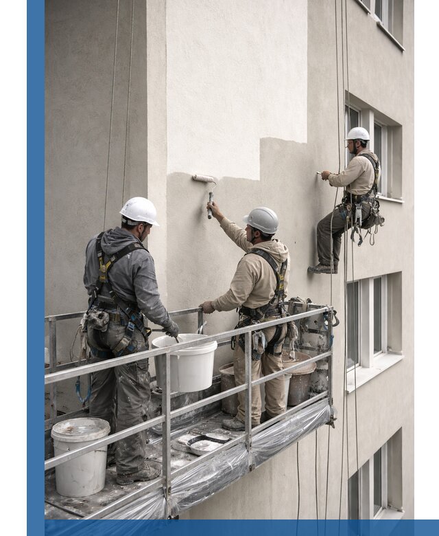 Покраска оштукатуренного фасада в Партизанске под ключ с гарантией