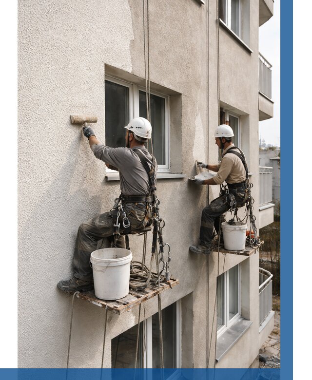 Нанесение короеда на фасад в Партизанске от 483 р. | ВЫСОТНИК-Прт