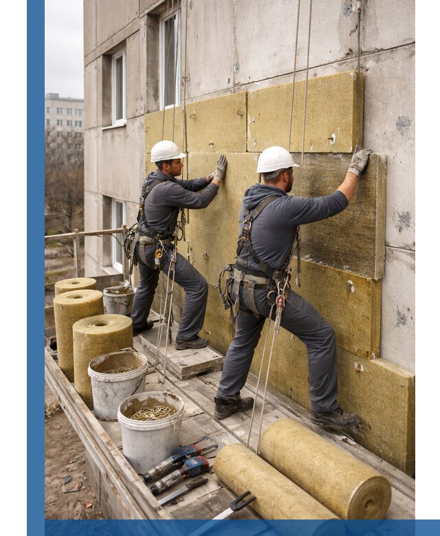 Утепление фасада минватой в Партизанске под ключ с гарантией