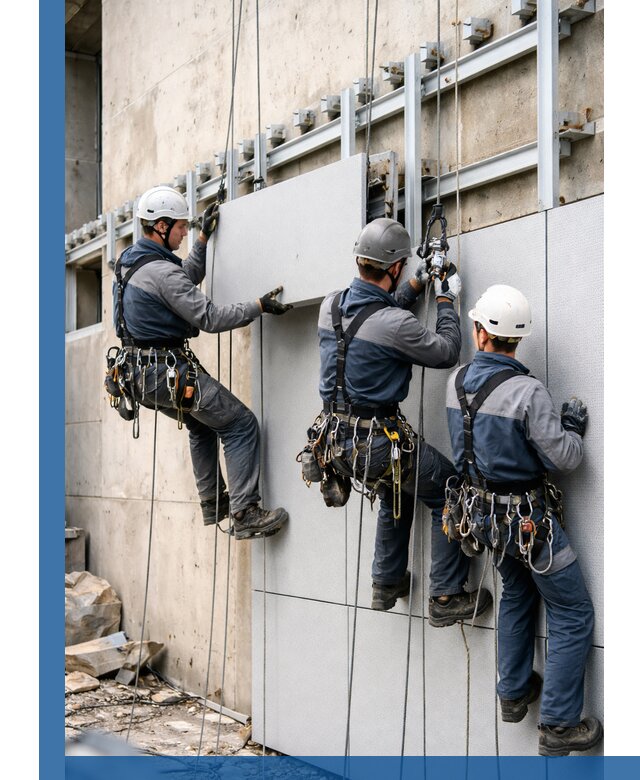 Монтаж вентилируемого фасада в Партизанске под ключ с гарантией качества