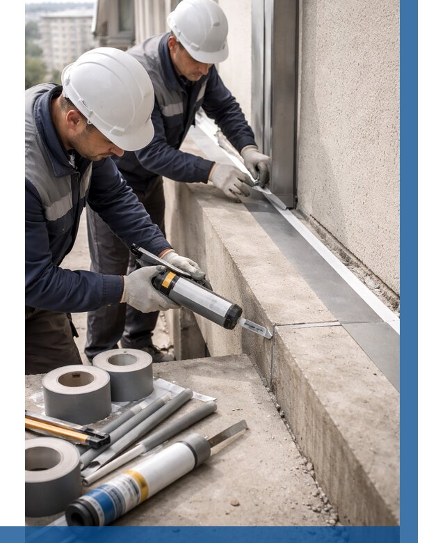 Герметизация примыкания балкона в Партизанске от 4830 р. | ВЫСОТНИК-Прт