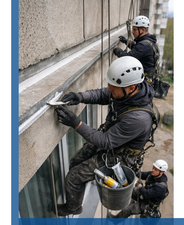 Герметизация примыкания балкона в Партизанске под ключ с гарантией