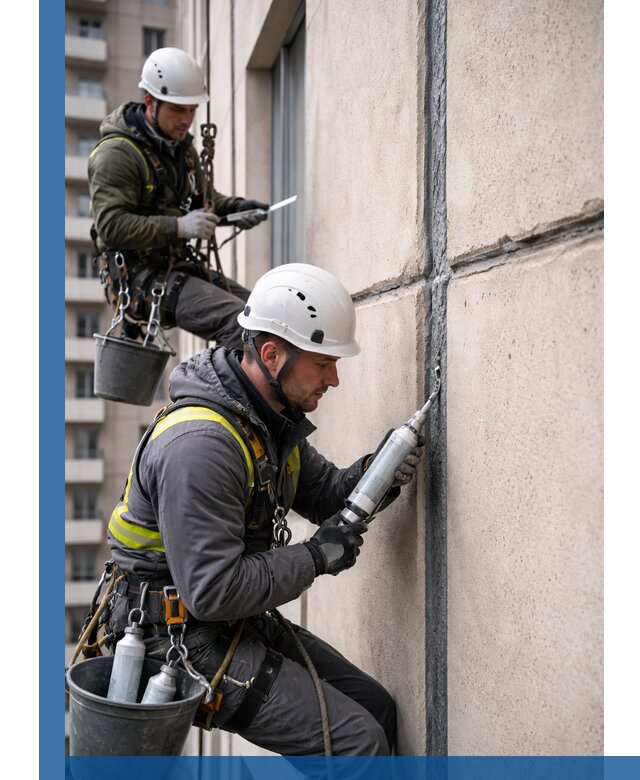 Герметизация деформационных швов фасада в Партизанске качественно