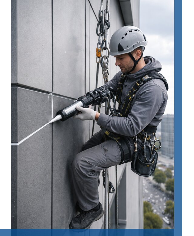 Герметизация стыков фасадных панелей в Партизанске от 6976 р.| ВЫСОТНИК-Прт