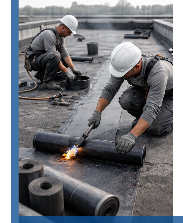 Ремонт рулонной кровли в Партизанске герметизация и восстановление