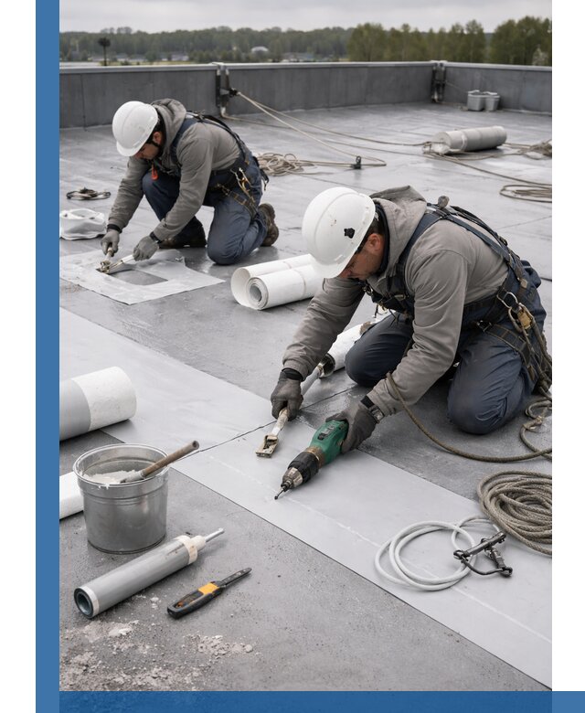 Ремонт мембранной кровли в Партизанске качественно и с гарантией