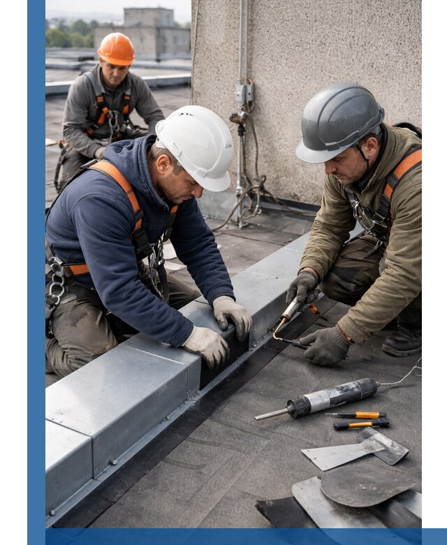 Ремонт кровельных примыканий в Партизанске профессионально