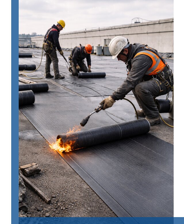 Монтаж наплавляемой кровли в Партизанске профессионально