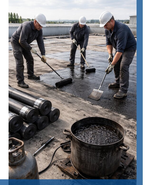 Гидроизоляция кровли мастикой в Партизанске от 644 р. | ВЫСОТНИК-Прт