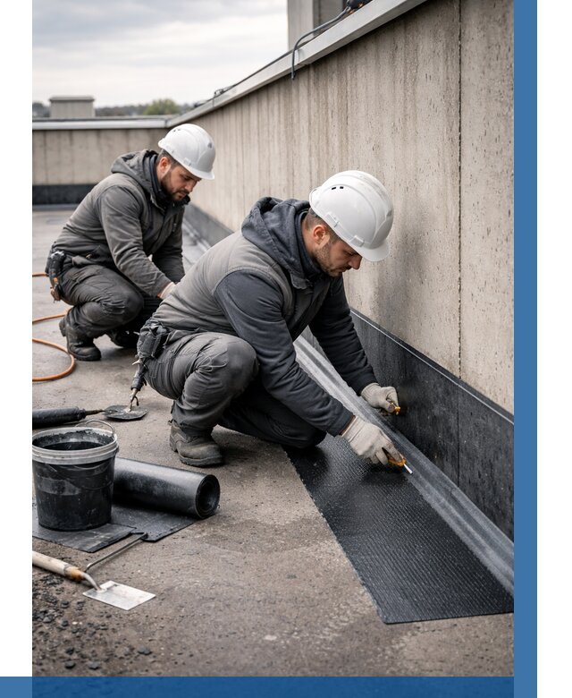 Гидроизоляция примыканий на кровле в Партизанске от 966 р. | ВЫСОТНИК-Прт