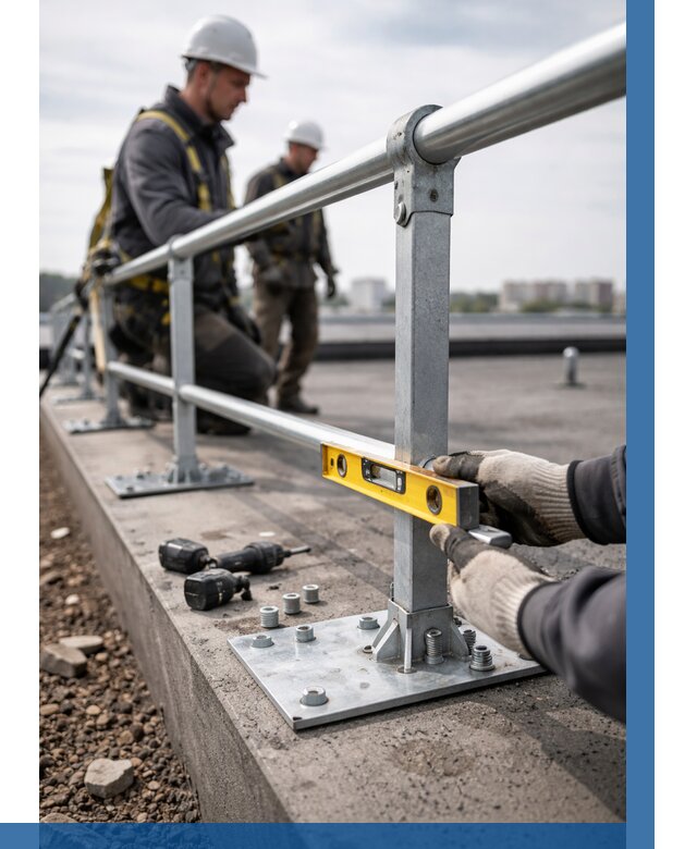 Монтаж кровельного ограждения в Партизанске от 1288 р. | ВЫСОТНИК-Прт