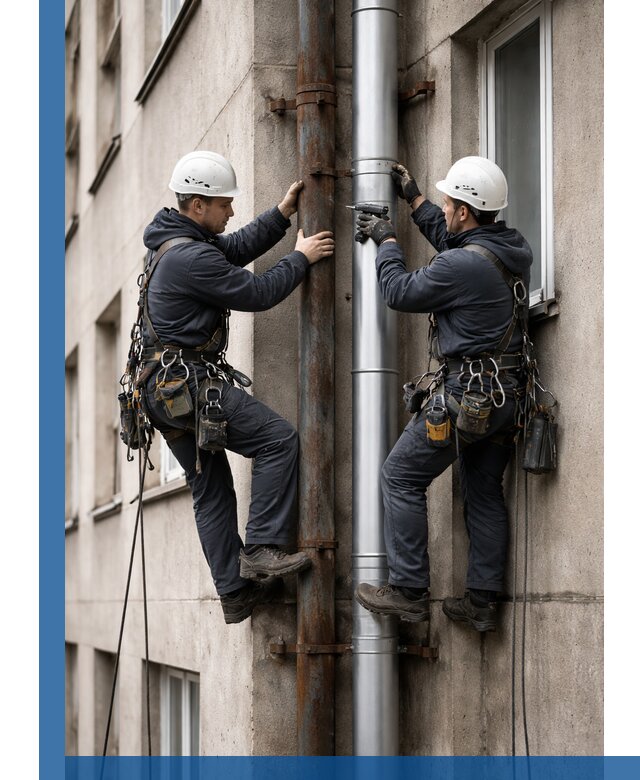 Замена водосточных труб в Партизанске: монтаж и демонтаж под ключ