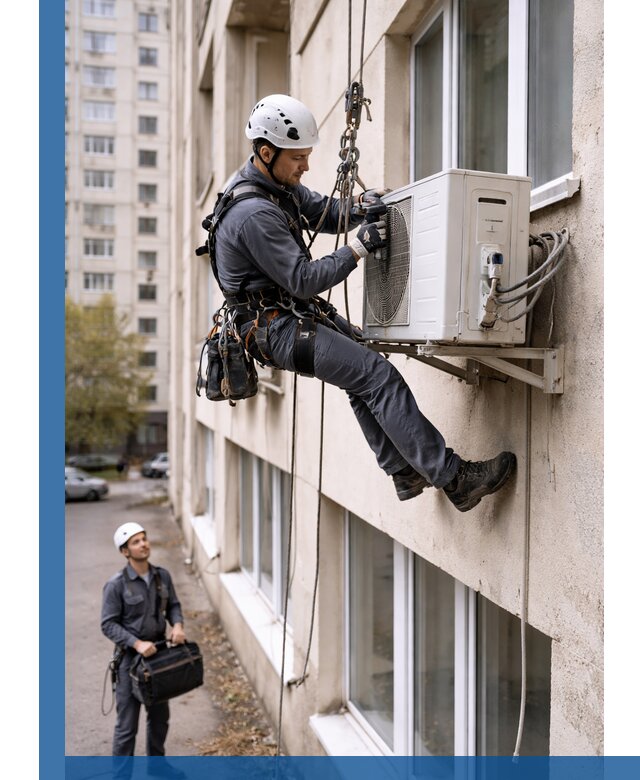 Демонтаж внешнего блока кондиционера в Партизанске профессионально