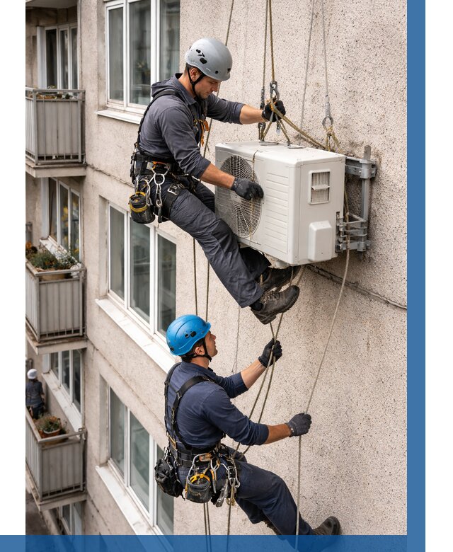 Перенос внешнего блока кондиционера в Партизанске от 9660 р.| ВЫСОТНИК-Прт