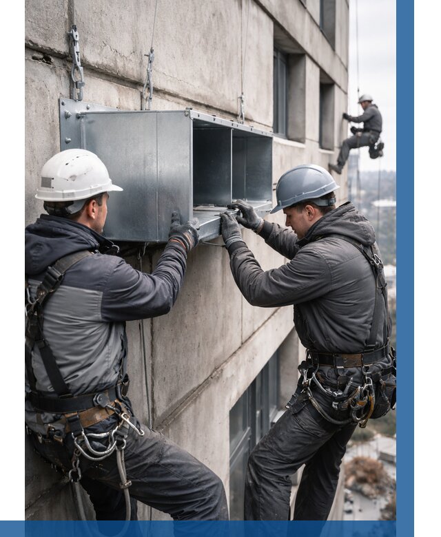 Монтаж вентиляционных коробов в Партизанске от 3220 р. | ВЫСОТНИК-Прт