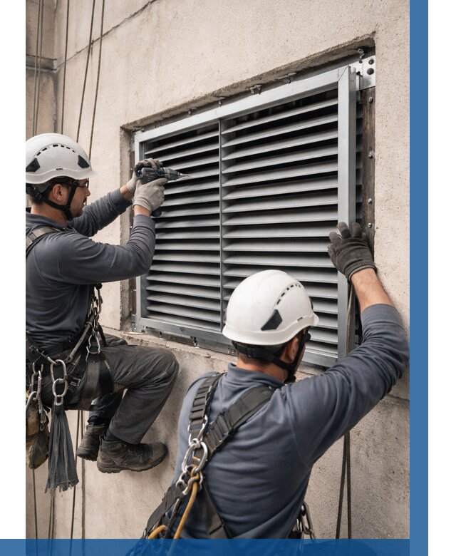 Монтаж вентиляционных решеток в Партизанске от 4830 р. | ВЫСОТНИК-Прт