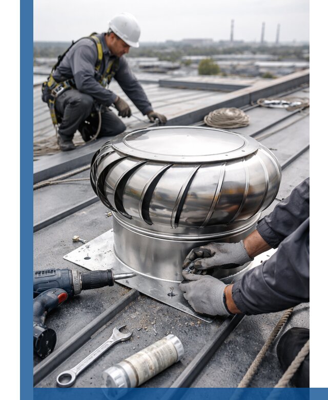 Установка дефлекторов на кровле в Партизанске профессионально