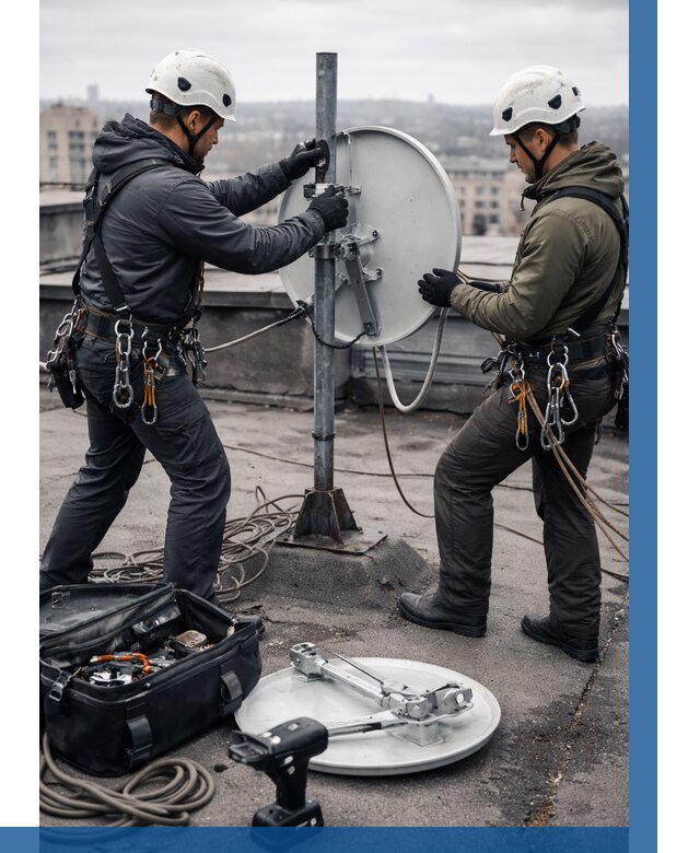 Демонтаж антенн на крыше в Партизанске от 4830 р. | ВЫСОТНИК-Прт