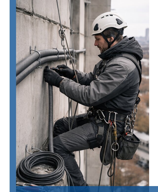 Профессиональный монтаж гофры для кабеля в Партизанске с гарантией