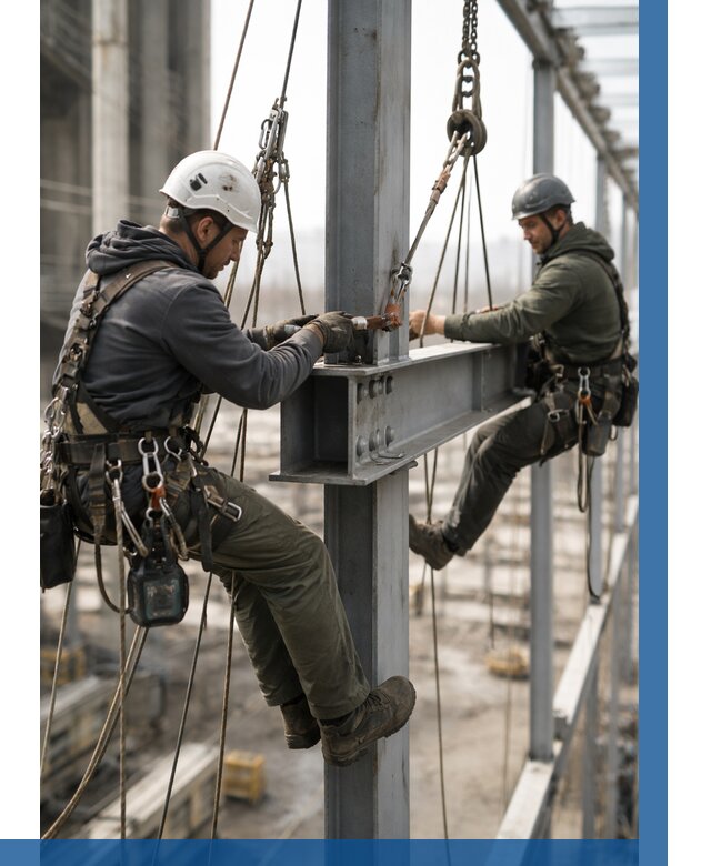 Монтаж металлоконструкций на высоте в Партизанске от 3757 р. | ВЫСОТНИК-Прт