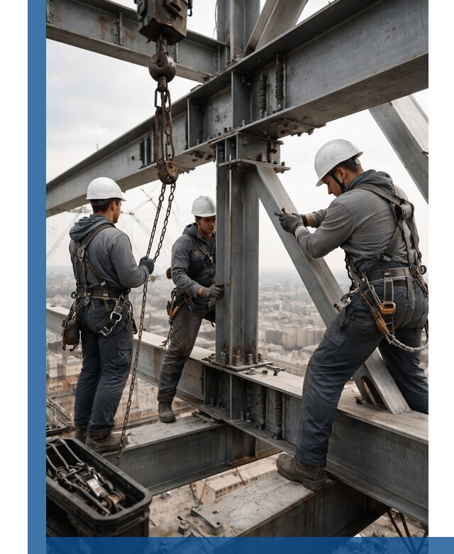 Профессиональный монтаж металлоконструкций на высоте в Партизанске