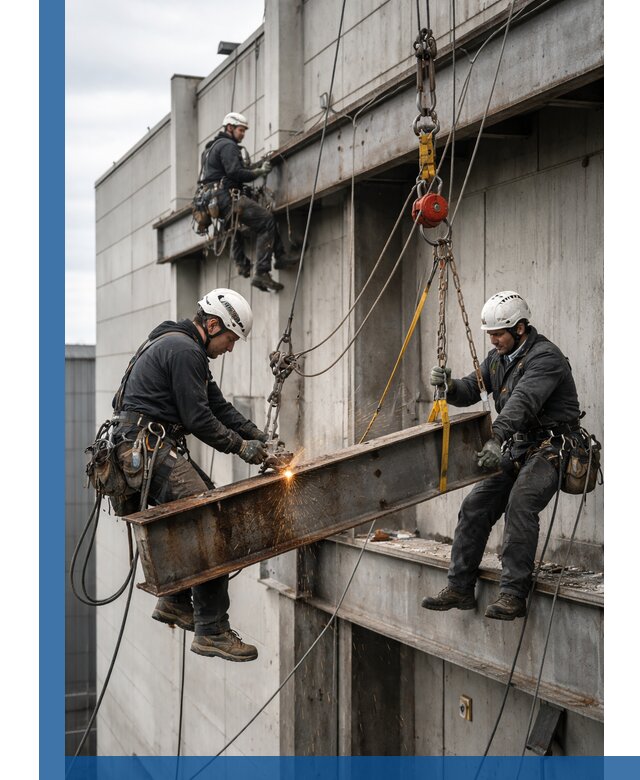 Демонтаж металлоконструкций на высоте в Партизанске под ключ