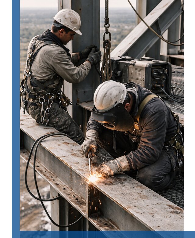 Высотные сварочные работы в Партизанске для промышленных объектов