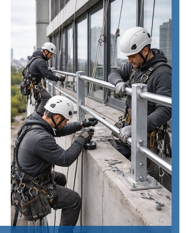 Монтаж ограждений на высоте в Партизанске, от 1288 р. | ВЫСОТНИК-Прт