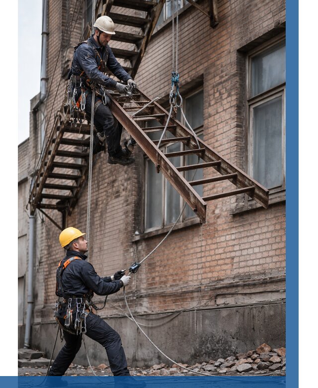 Демонтаж пожарной лестницы в Партизанске от 12880 р. | ВЫСОТНИК-Прт