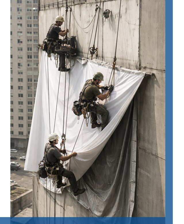 Замена баннерного полотна в Партизанске от 6976 р. | ВЫСОТНИК-Прт—заказать