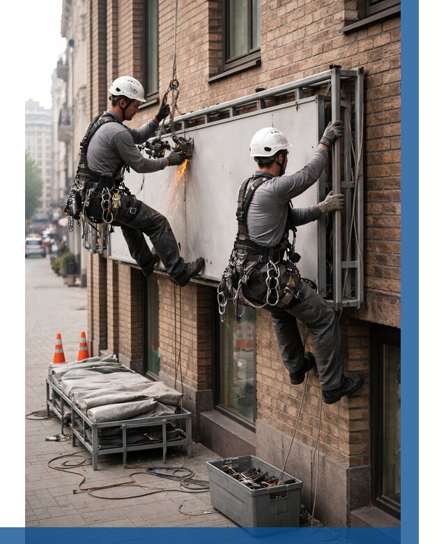 Демонтаж рекламной вывески в Партизанске от 6976 р. | ВЫСОТНИК-Прт