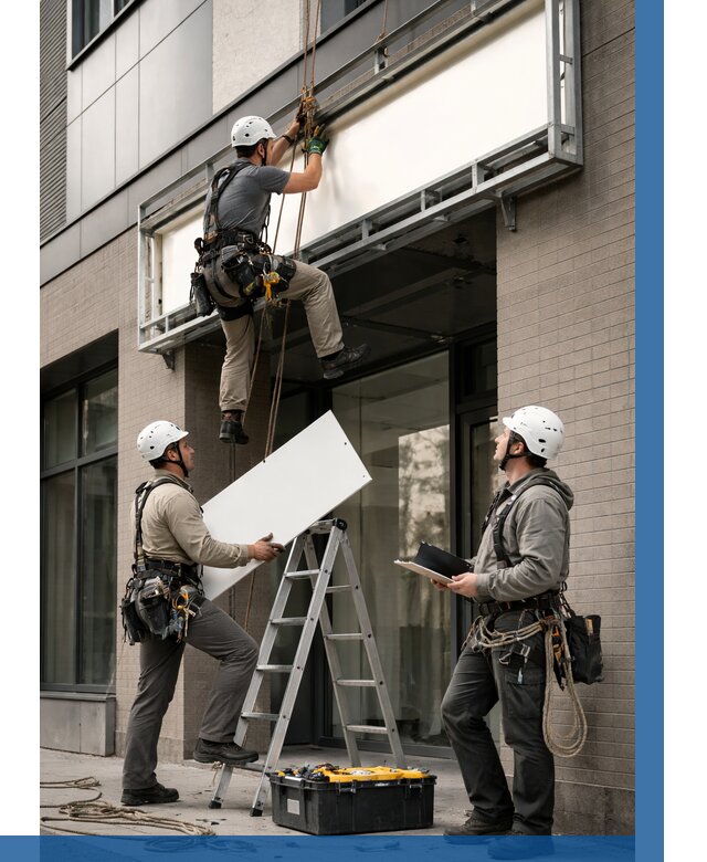 Монтаж светового короба в Партизанске от 6976 р. | ВЫСОТНИК-Прт