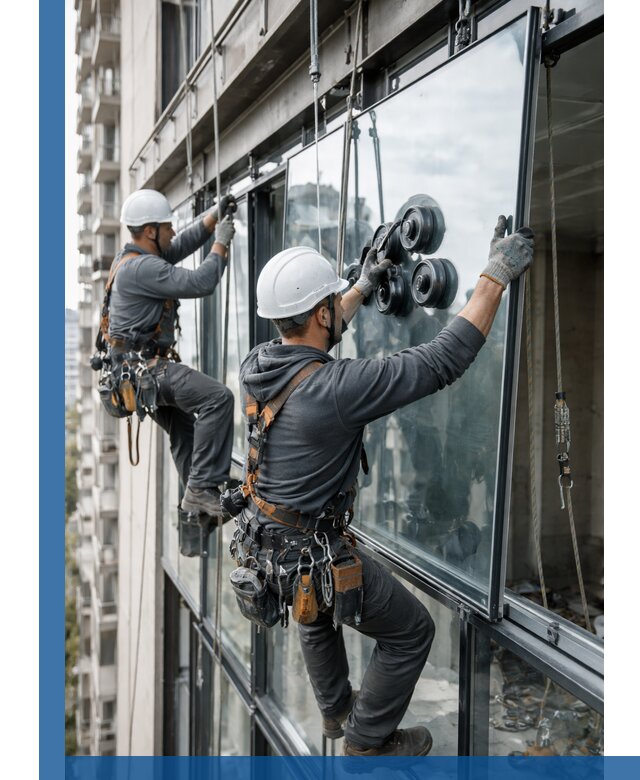 Витражное остекление фасадов и лоджий в Партизанске под ключ