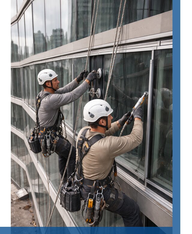 Радиусное остекление фасада в Партизанске от 12880 р. | ВЫСОТНИК-Прт