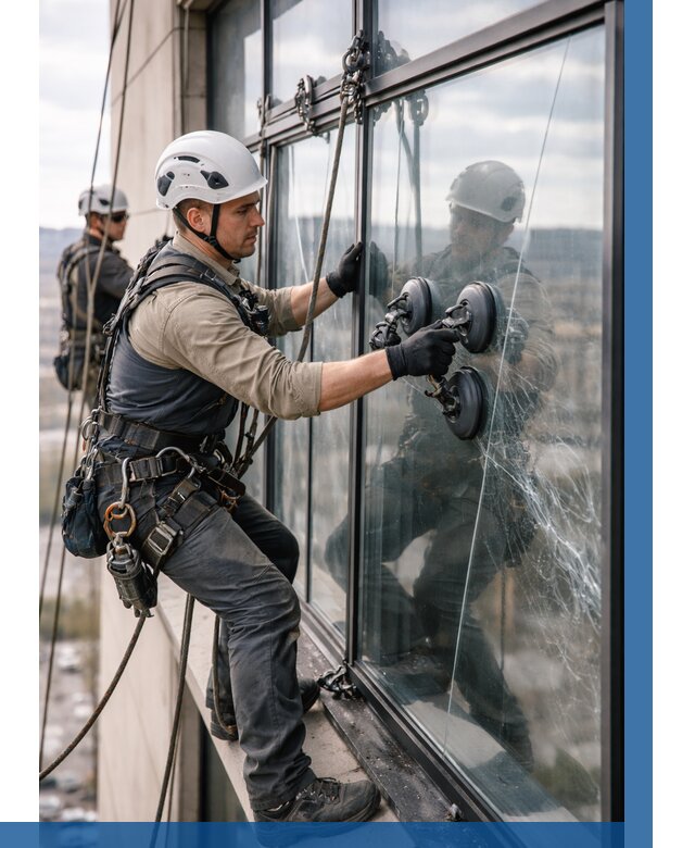 Замена стекла в витраже в Партизанске под ключ от 9123 р. | ВЫСОТНИК-Прт