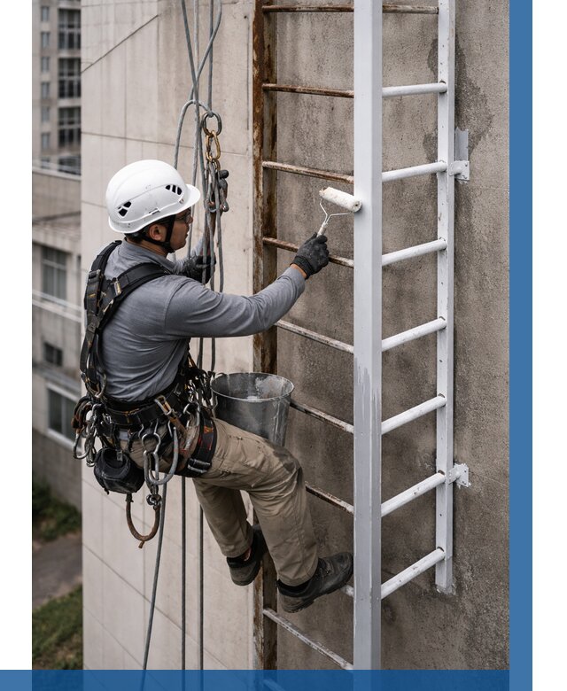Покраска пожарных лестниц в Партизанске от 4830 р. | ВЫСОТНИК-Прт