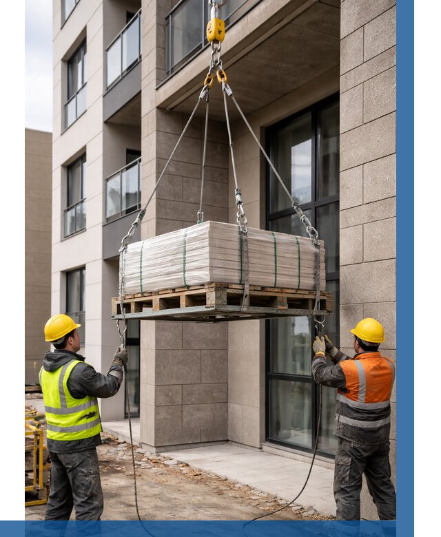 Подъем керамогранита на этаж в Партизанске от 3757 р. | ВЫСОТНИК-Прт