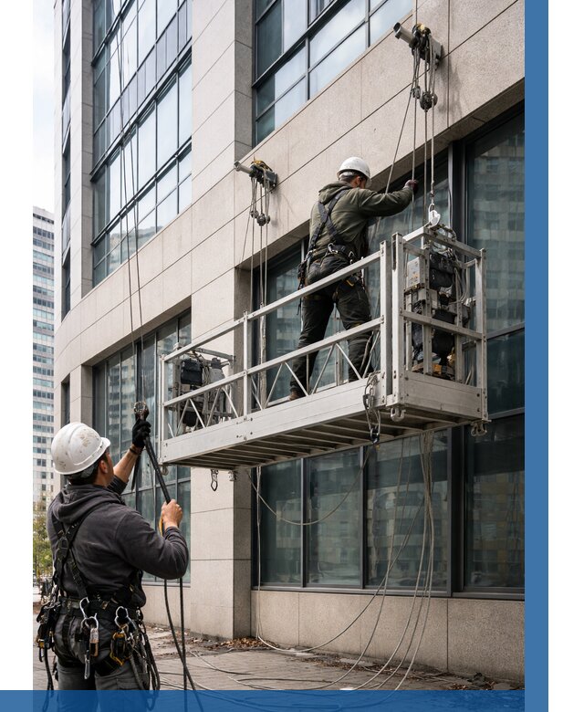 Монтаж и подъем фасадной люльки в Партизанске от 12880 р. | ВЫСОТНИК-Прт